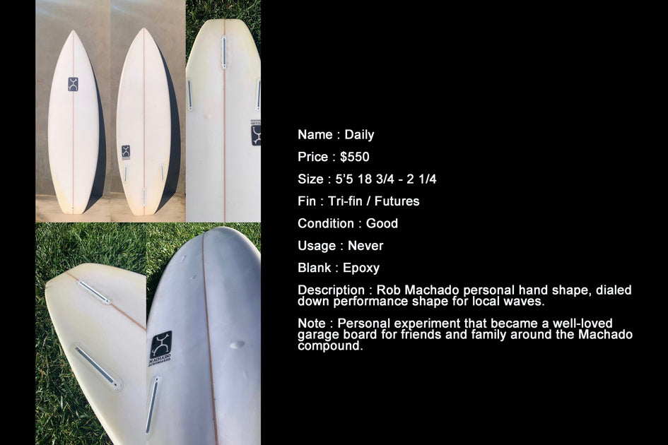 Products – Rob Machado Surfboards